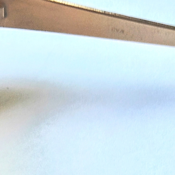 SOLD-CHRISTIAN DIOR SUNGLASSES- CREAM W/ GOLD - Picture 5 of 7